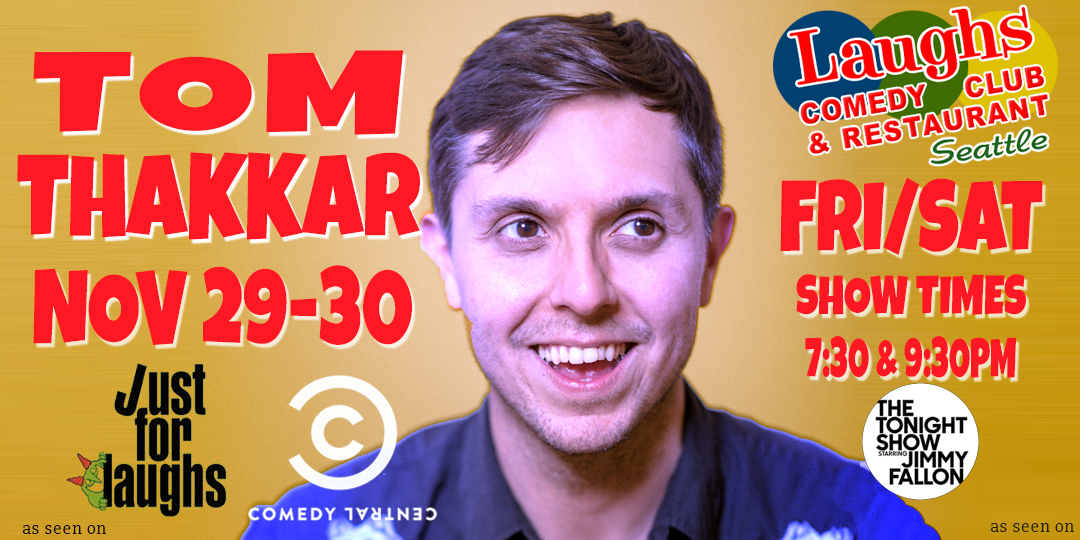 Comedian Tom Thakkar