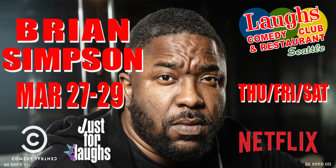 Comedian Brian Simpson at Laughs Comedy Club in Seattle