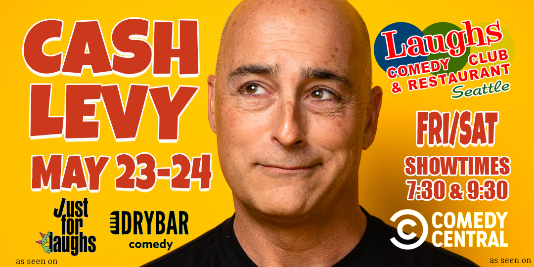 Comedian Cash Levy at Laughs Comedy Club in Seattle