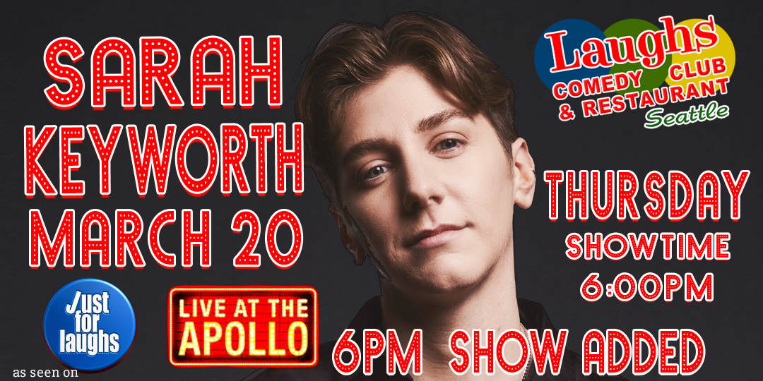 Comedian Sarah Keyworth at Laughs Comedy Club in Seattle