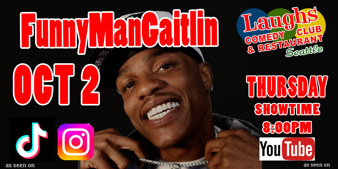 Comedian FunnyMan Gaitlin at Laughs Comedy Club in Seattle