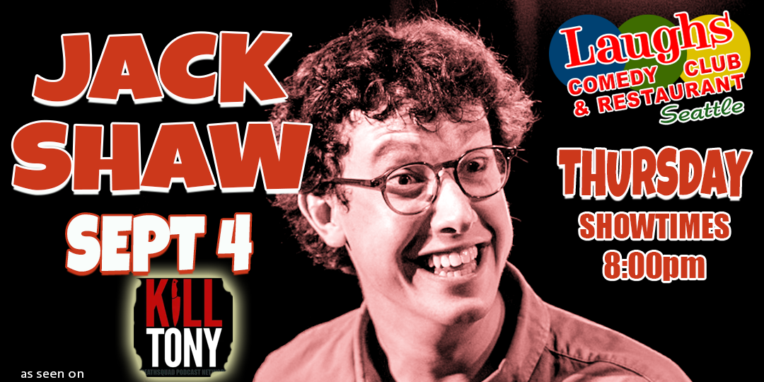 Comedian Jack Straw at Laughs Comedy Club in Seattle