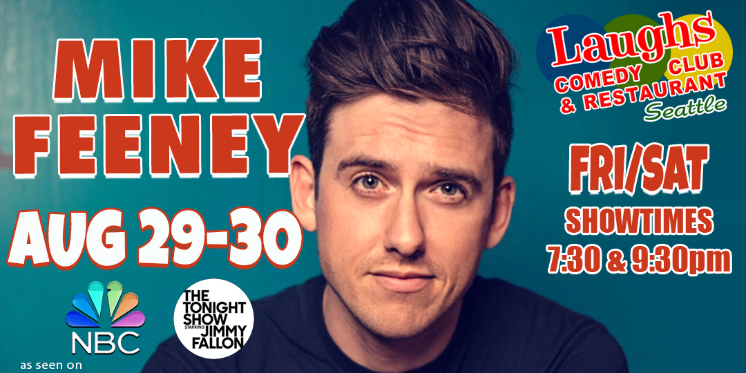 Comedian Mike Feeney at Laughs Comedy Club in Seattle