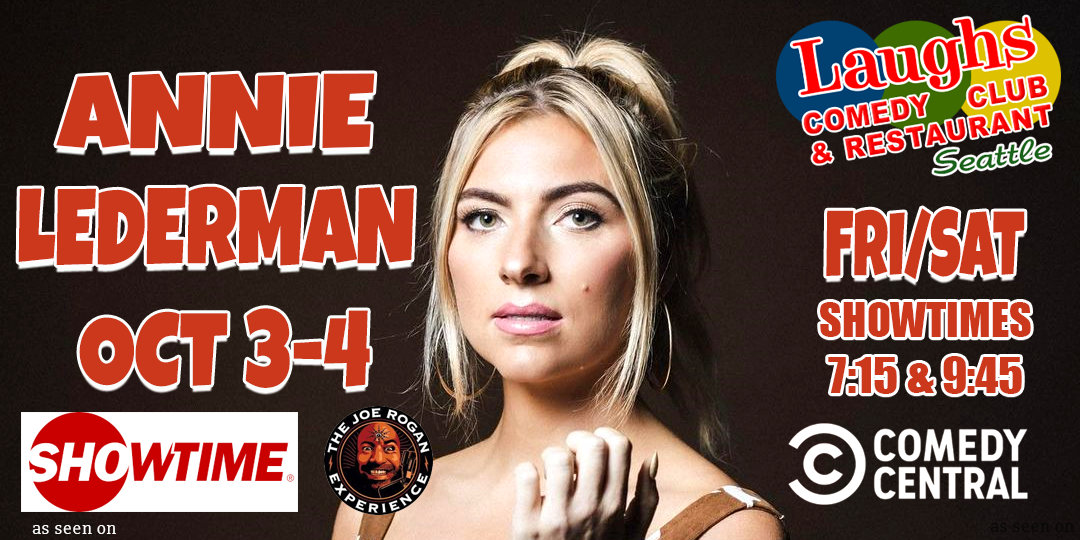 Comedian Annie Lederman at Laughs Comedy Club in Seattle