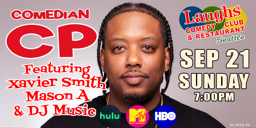 Comedian CP at Laughs Comedy Club in Seattle