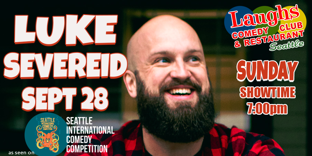 Comedian Luke Severeid at Laughs Comedy Club in Seattle