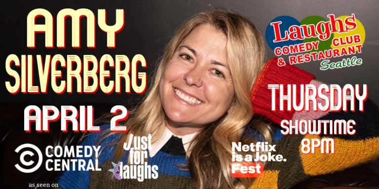 Comedy show: Amy Silverberg – Thursday April 2nd.