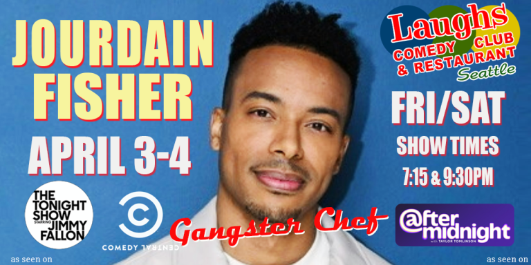 Comedy Show: Jourdain Fisher April 3rd and 4th at Laughs Comedy- Seattle