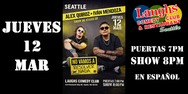 Comedy show: Comedians Iván Mendoza y Alex Quiroz(Español)
