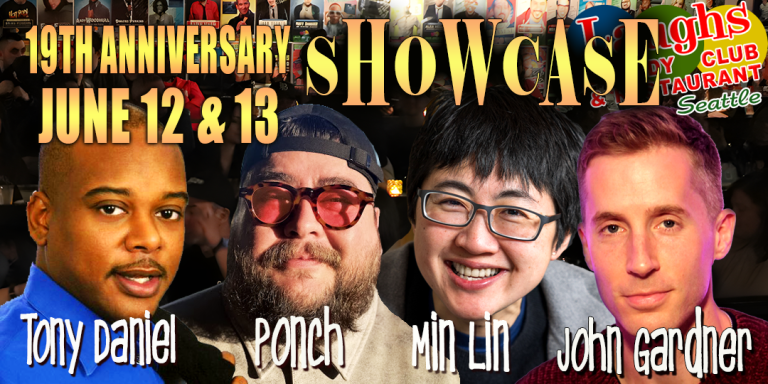 Comedy show: It’s Laughs Comedy Club 19th Anniversary Weekend June 12 & 13