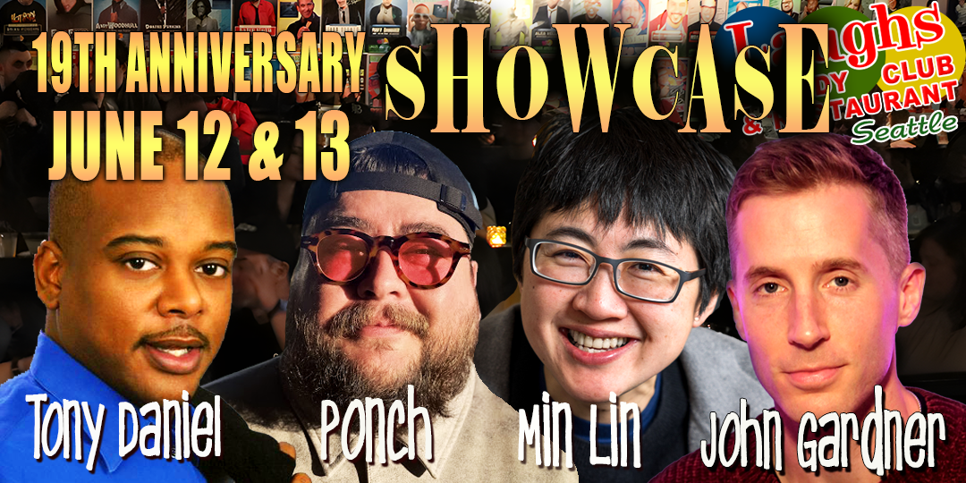 Comedy show: It's Laughs Comedy Club 19th Anniversary Weekend June 12 & 13