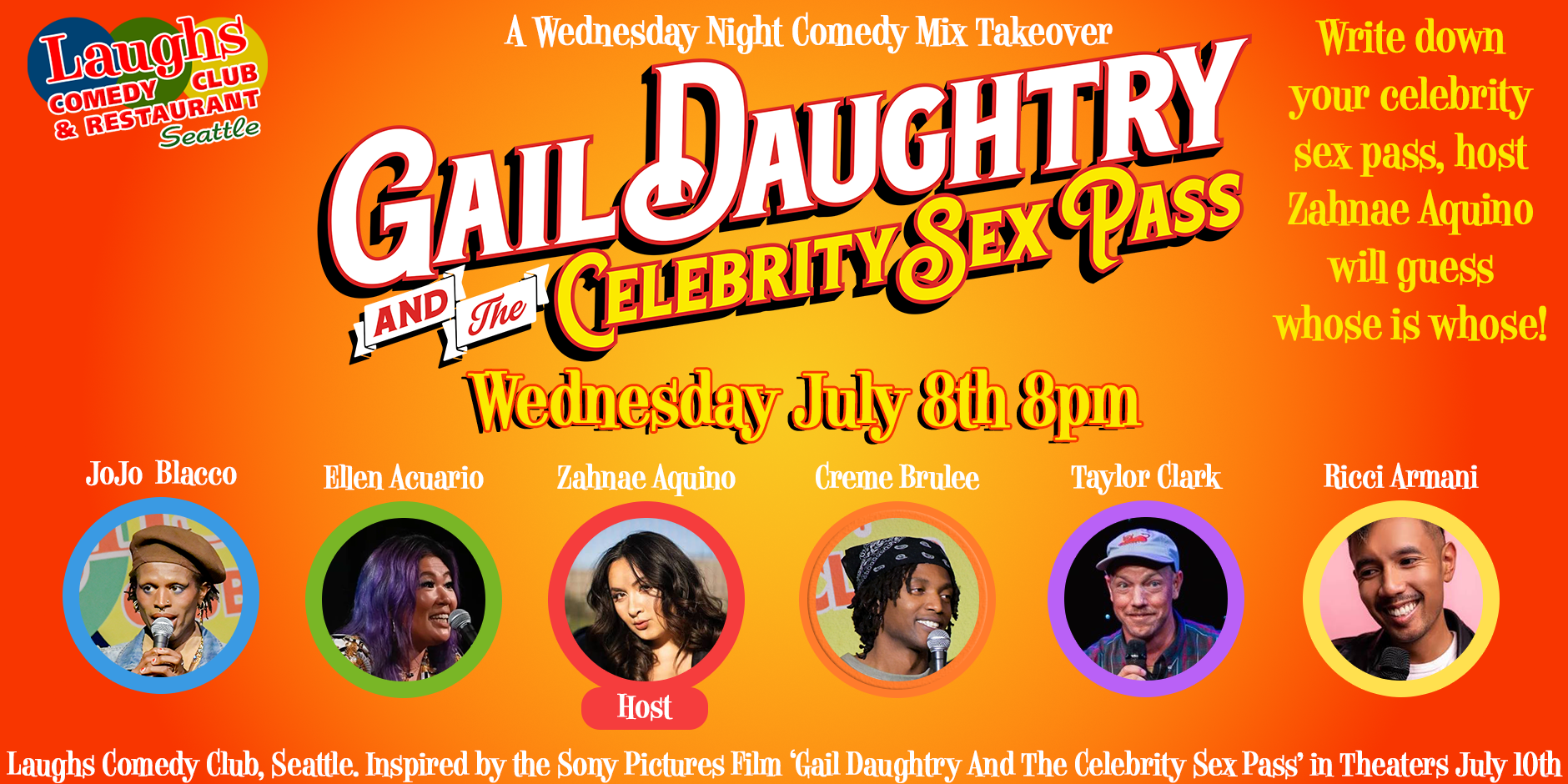 Comedy Mix Presents: The Celebrity Sex Pass Show movie takeover