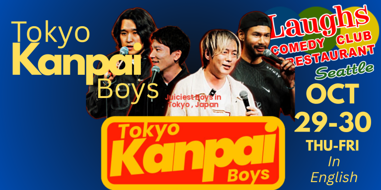 Comedy: Tokyo Kanpai Boys Live -Show is performed in English