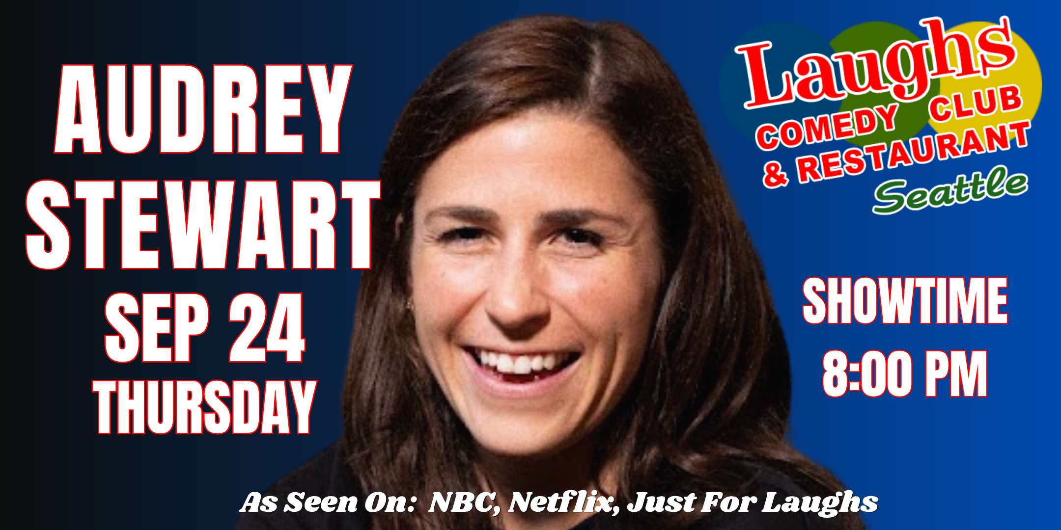 Comedy show: Comedian Audrey Stewart at Laughs Comedy