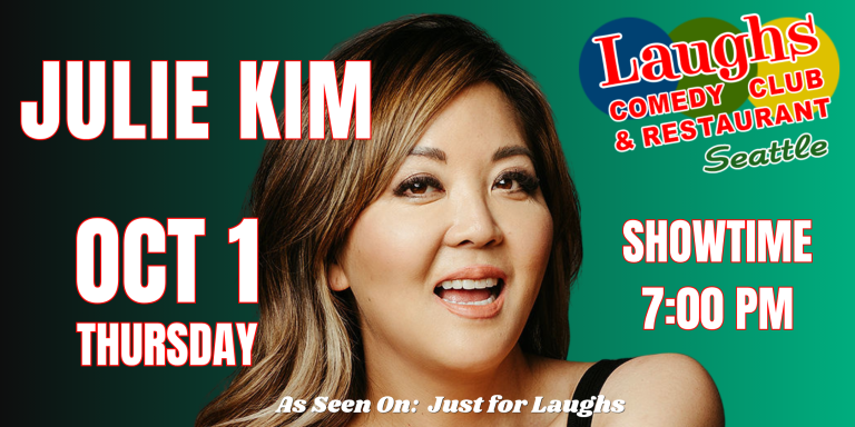 Comedy show: Comedian Julie Kim Oct. 1st at Laughs Comedy-Seattle