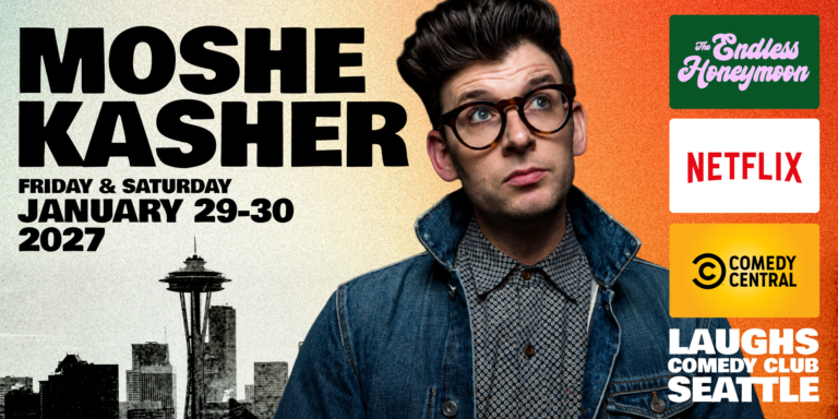 Comedy Show: Moshe Kasher on Jan. 29th and 30th at Laughs Comedy- Seattle