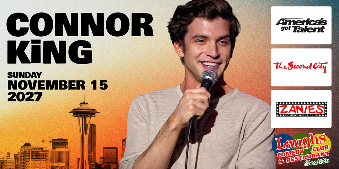Comedy show: Connor King Nov. 15th - Sunday at 7pm